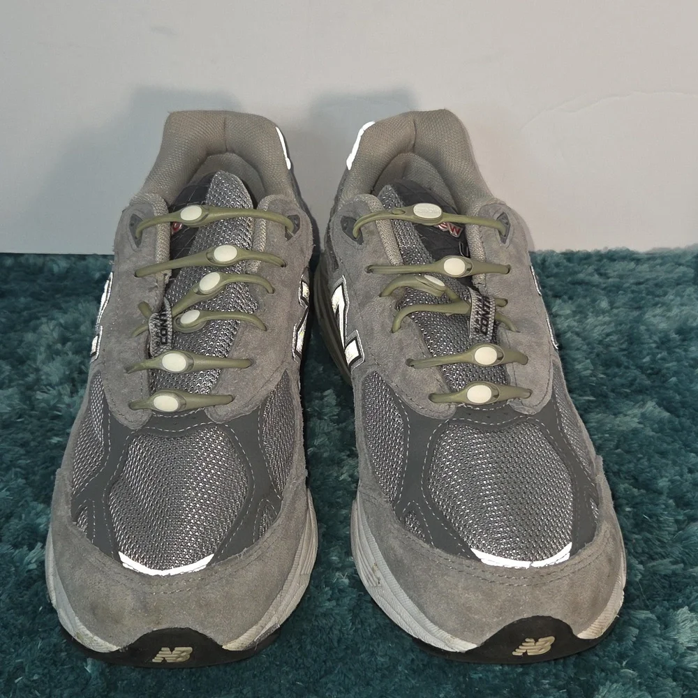 New Balance 990 Womens Gray and White Athletic Shoes Size 9.5 - Picture 6 of 11